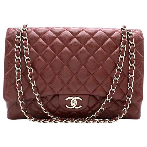 chanel maroon bag|chanel burgundy bag.